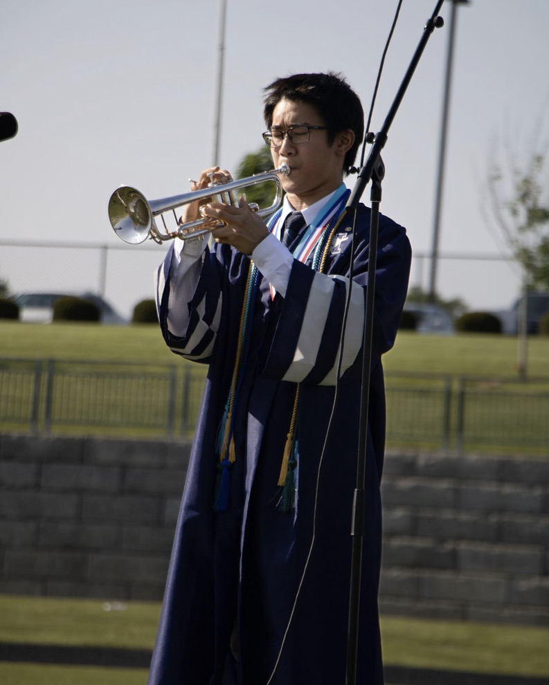 Performing at HS Graduation
